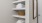 Closet located in the bathroom
